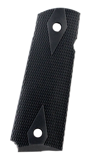 Pearce Grip PG19112 Side Panel Grips  Double Diamond Checkering Black Rubber for 1911 Government
