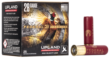 Federal Premium Upland Wing-Shok Ammo 28 ga. 2.75 in. 3/4 oz. 7.5 Shot 25 rd.