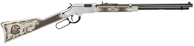 Henry H004AE Golden Boy Silver 22 Long Rifle 20" 16 Rounds Nickel-Plated