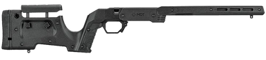 Mdt Sporting Goods Inc 104691BLK XRS Chassis Black Aluminum Core with Polymer Panels, Adj. Cheekrest, M-LOK Forend, Interchangeable Grips, AICS Mag Compatible, Fits Short Action Remington 700