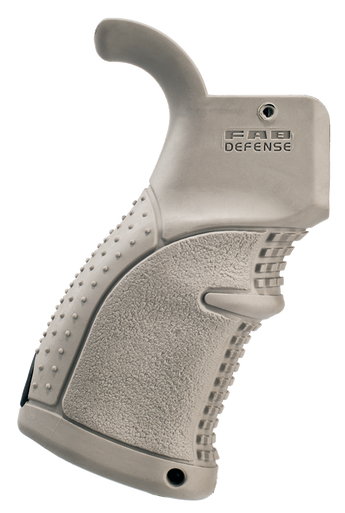 FAB Defense FXAGR43T AGR-43 Ergonomic Rubberized Pistol Grip for AR-15/ M16/ M4 Flat Dark Earth Polymer