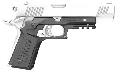 Recover Tactical CC3H-01 Grip & Rail System  Black Polymer Picatinny for Standard Frame 1911