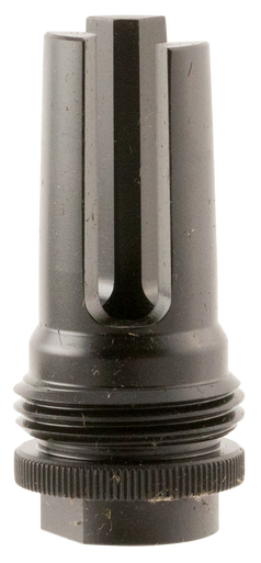 SilencerCo AC1561 ASR Flash Hider Black Steel with 13.5x1 LH tpi Threads for 9mm
