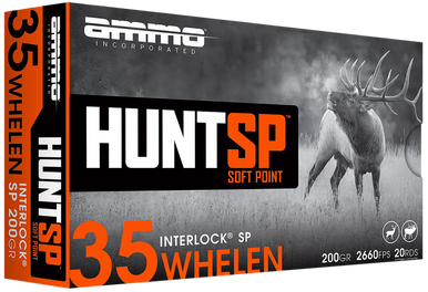 Ammo Inc 35W200SPA20 Hunt  35Whelen 200gr Soft Point 20 Rounds