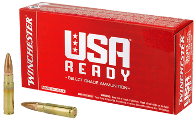 Winchester Ammo WBR68115 6.8mm Remington SPC Full Metal Jacket 115 Grain 100 Rounds