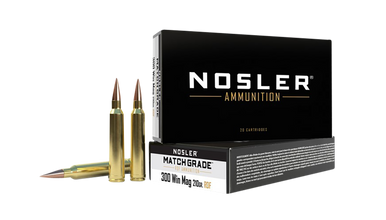 Nosler Match Grade Rifle Ammunition 300 Win. Mag. 210 gr. RDf HPBT 20 rd.
