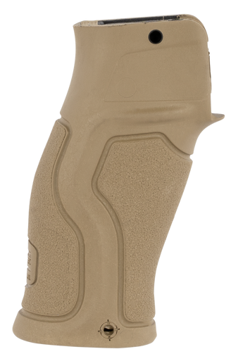 FAB Defense FXGRADUSFBVT Gradus Ergonomic Beavertail Pistol Grip for AR-15/ AR-10/ M16/ M4 Rubberized Flat Dark Earth Overmold Polymer Core