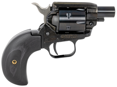 Heritage Barkeep Boot Revolver  Black  22 LR  168 Barrel  6rd  Black Wood Grips