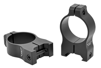 Warne Vapor Aluminum Scope Rings Matte Black 30mm High