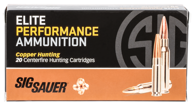 Sig Sauer E243H120 Elite Copper Hunting  243Win 80gr Copper Solid 20 Rounds