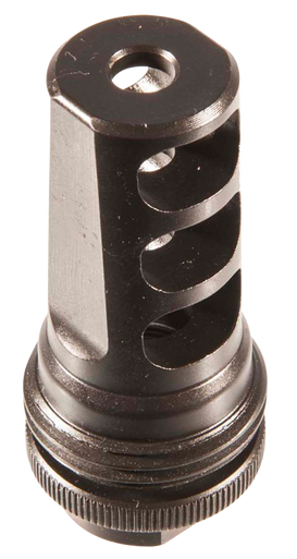 SilencerCo AC142 ASR Muzzle Brake Black Steel with 1/2"-28 tpi Threads for 5.56x45mm NATO
