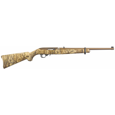 Ruger 10/22 Takedown Burnt Bronze/Go Wild Camo 18.5" 10rd Rds.