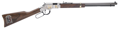Henry H004MAS Golden Boy 22 Long Rifle 20" 16 Nickel-Plated Metal Finish