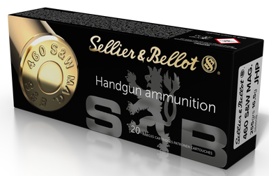 Sellier & Bellot SB460B Handgun  460S&WMag 255gr Jacketed Hollow Point 20 Rounds
