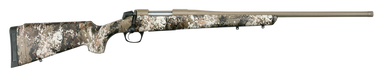 CVA CR6973 Cascade  Full Size 308 Win 3+1, 22" Sniper Gray Cerakote Steel Threaded Barrel, Sniper Gray Cerakote Steel Receiver, Exclusive Realtree Rockslide Fixed w/SoftTouch Stock, Right Hand