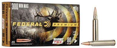 Federal Premium Barnes TSX 300 Winchester Magnum All-Copper 180 Grain 20 Rounds