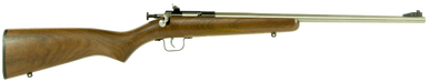 Keystone Crickett Rifle 22 LR 16 in. Walnut Stainless RH