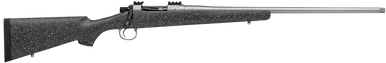 Nosler 40421 M21  27 Nosler 3+1 24" Barrel, Stainless Steel Nitride Metal Finish, Gray Speckled Black All-Weather Epoxy Stock