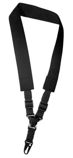 Outdoor Connection SPT128200 A-Tac Sling made of Black Elastic Webbing with H-K Type Hook, Rapid Attach Release & Single-Point Design for Rifle/Shotgun