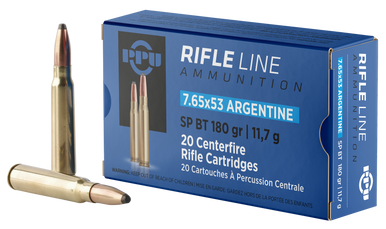 Prvi Partizan PPU PP7AS 7.65x53mm Argentine Soft Point Boat Tail 180 Grain 20 Rounds