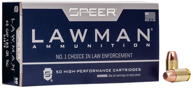 CCI Speer Lawman 45 GAP TMJ 185 Grain 50 Rounds