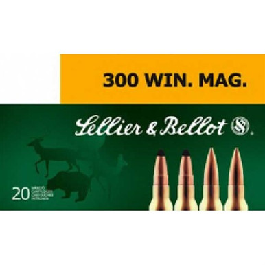 Sellier & Bellot 300 Winchester Magnum Soft Point Cutting Edge 180 Grain 20 Rounds