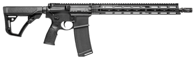 Daniel Defense 0212802241047 DDM4 V7 LW 5.56x45mm NATO 16" 30+1 Black Hard Coat Anodized 6 Position w/SoftTouch Overmolding Stock