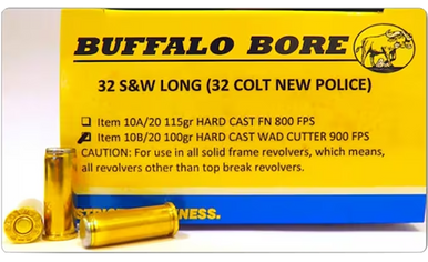Buffalo Bore Ammunition 26A20 Personal Defense Strictly Business 460S&W Mag 300gr Semi Jacketed Flat Point 20 Rounds