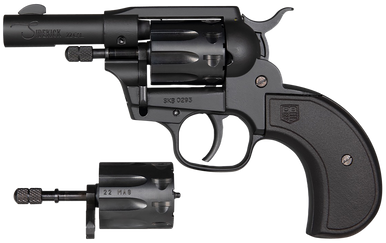 Diamondback Firearms Sidekick Revolver  Black Cerakote  22LR  22Mag  3 Barrel  9rd  Birds Head Grip