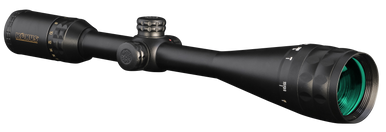 Konus 7274 KonusPro-Plus Long Range Matte Black 6-24x50mm AO 1" Tube Dual Illuminated (Blue/Red) Engraved Crosshair w/Dot Reticle