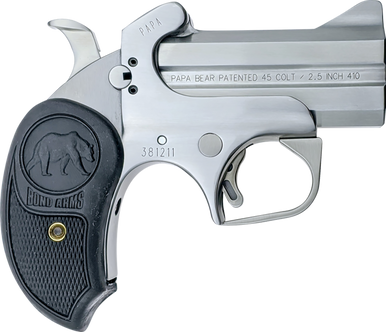 BOND ARMS Papa Bear 45 Colt, 3in. Barrel, 2rd - Stainless (BAPB)