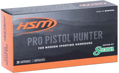 HSM 500SW9N Pro Pistol  500 S&W Mag 400 gr Jacketed Soft Point 20 Rounds