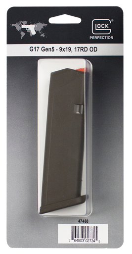 Glock G17 17rd 9mm Luger Olive Drab Green Polymer Magazine
