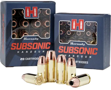 Hornady Subsonic Handgun Ammo 9mm 147 gr. XTP 25 rd.