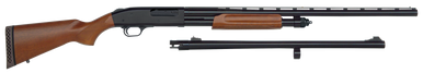Mossberg 835 Ulti-Mag Combo Field/Deer 12GA, 24in. Barrel, 5rd, Wood Stock & Forend. Incl 28" V/R barrel - Black (68224)