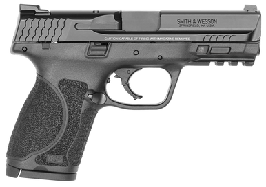 Smith & Wesson M2.0 Compact, 9mm Luger, 4in. Barrel, 10rd, MA Compliant - Black (12466)