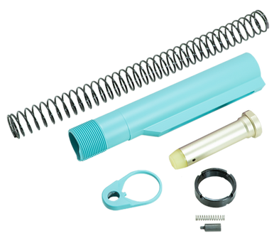 Timber Creek Outdoors ARBTKRE Buffer Tube Kit  Robin's Egg Blue for AR-15