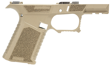 Sct Manufacturing 0225020100IA Sub Compact  Compatible w/ Glock 43X/48 Flat Dark Earth Polymer Frame Aggressive Texture Grip Includes Locking Block