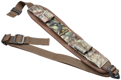 Butler Creek 180037 Comfort Stretch Alaskan Magnum Rifle Sling Mossy Oak Break-Up Country Neoprene w/Non-Slip Grippers 20"-46" OAL 2.50" Wide Adjustable Design & Shell Loops