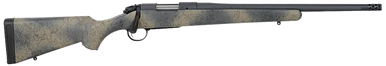 Bergara Rifles B14S521SP B-14 Wilderness Ridge SP 308 Win 4+1 18" Threaded, Sniper Gray Cerakote Barrel/Rec, SoftTouch Woodland Camo Synthetic Stock, Omni Muzzle Brake