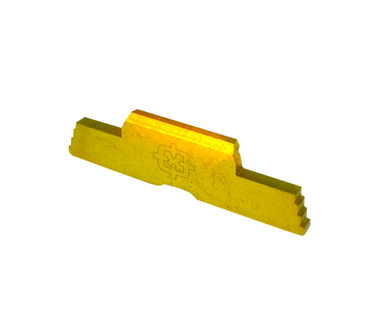 Cross Armory CRG5SLGD Slide Lock  Extended Compatible w/Glock Gen1-5/P80 Gold Steel