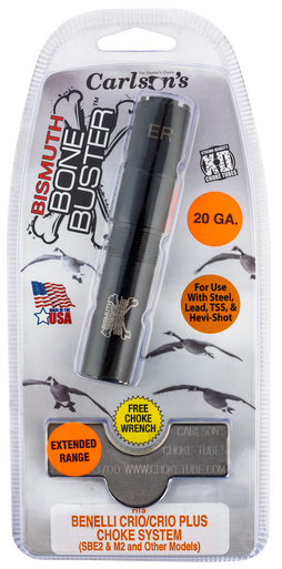 Carlson's Choke Tubes 09217 Bismuth Bone Buster Benelli Crio/Crio Plus 20 Gauge Extended Range 17-4 Stainless Steel
