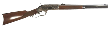 Cimarron 1873 Saddle Rifle 45 Long Colt 18 in. Case Hardened