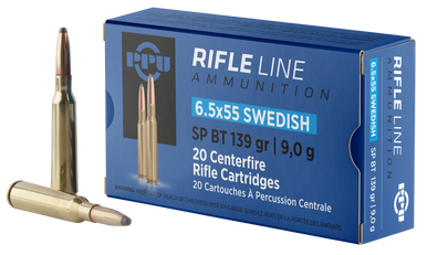 Prvi Partizan PPU PP6SWS 6.5x55 Swedish Soft Point 139 Grain 20 Rounds
