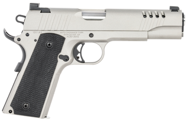 Auto-Ordnance 1911 45ACP, 5in. Barrel, 7rd - Stainless (1911TCAC6)