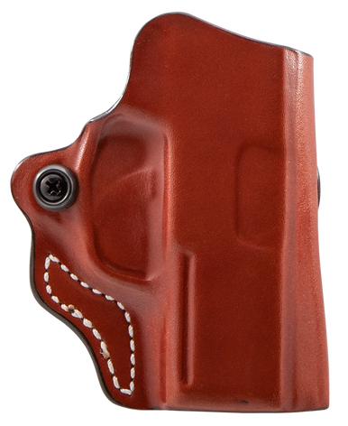 DeSantis Gunhide 019TA8JZ0 Mini Scabbard  OWB Tan Leather Belt Slide Fits Sig P365 Right Hand