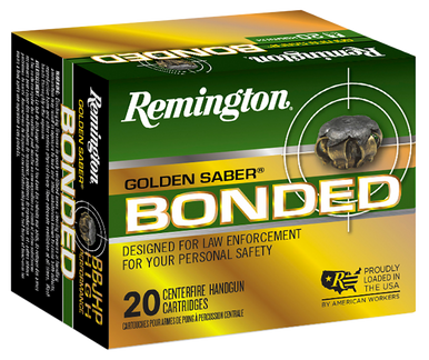 Remington Golden Saber Bonded 10mm Handgun Ammo 180 Grain 20 Rounds