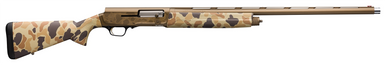 Browning A5 Wicked Wing 12 Gauge 28 Inch 4 Rounds Burnt Bronze Cerakote Tan Camo