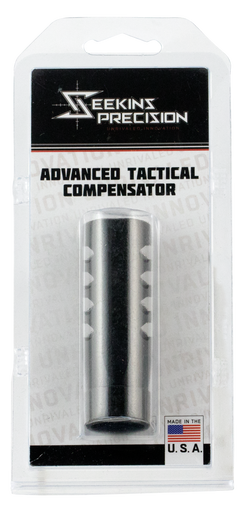 Seekins Precision 0011510039 ATC Muzzle Brake Black Melonite 416R Stainless Steel with 5/8"-24 tpi Threads for 7.62x51mm NATO AR-10