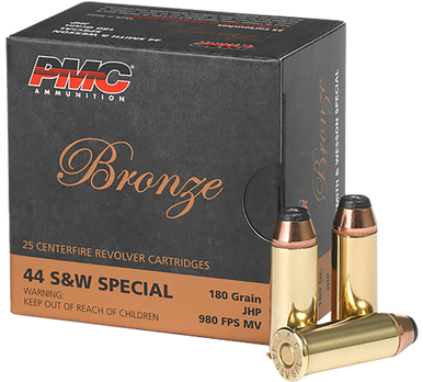 PMC Bronze .44 S&W Special Jacketed Hollow Point 180 Grain 25 Rounds